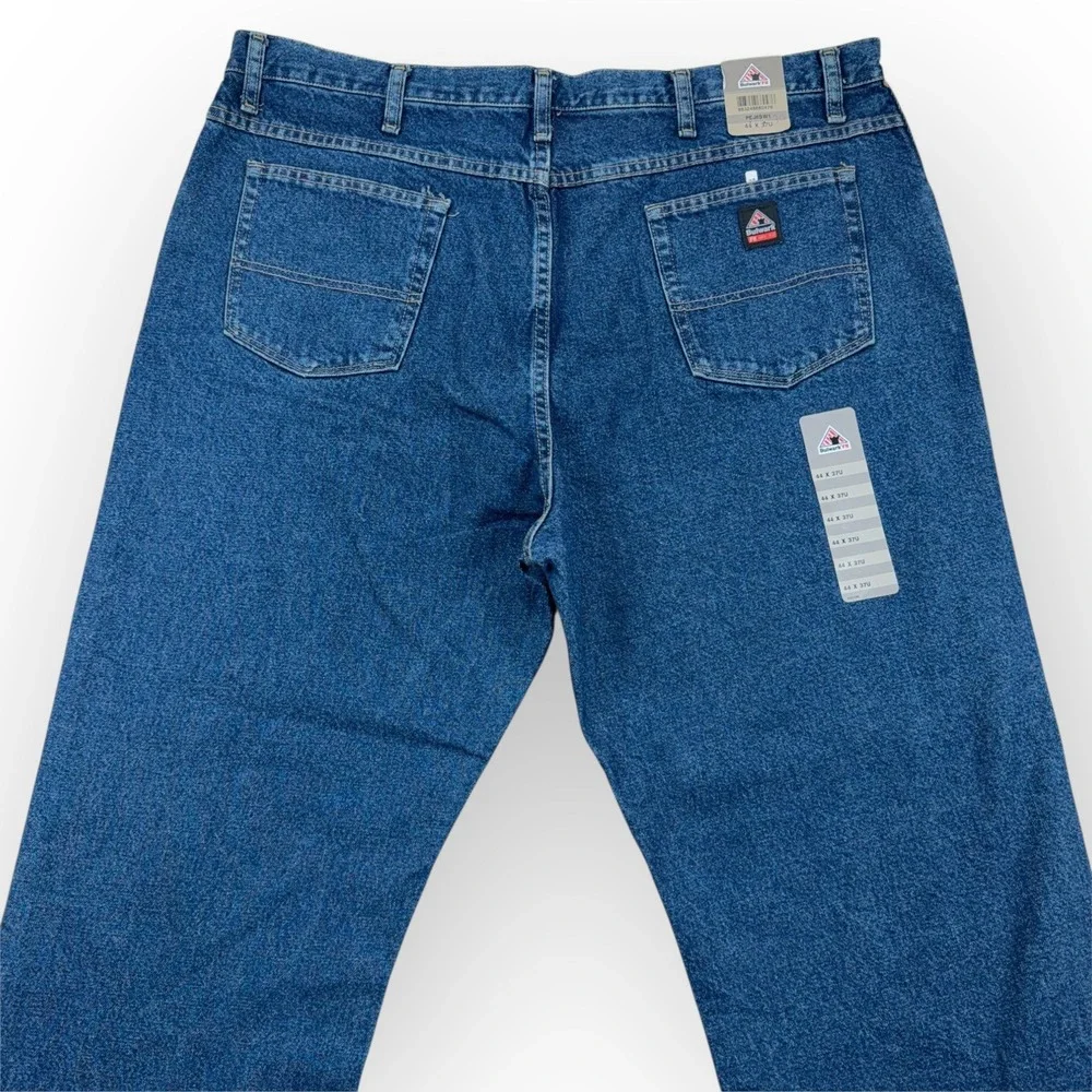 Bulwark FR Flame Resistant Work Jeans CAT 2 Arc‎ Rated 44x32 Blue Denim